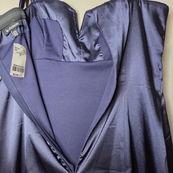 le chateau Navy Blue Women's Dress - Picture 8 of 8